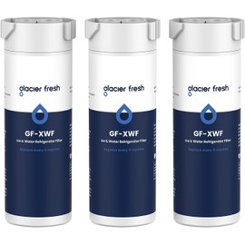 Glacier Fresh 3pk Filter For GF-XWF Refrigerator Ice & Water Filter Glacier Fresh 3 Pack
