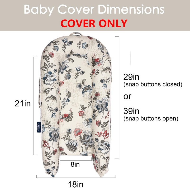 Infant Lounger Baby Nest Replacement Cover | Hypoallergenic | Premium