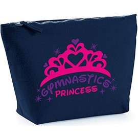 Hippowarehouse Gymnastics Princess printed make up cosmetic wash bag 18x19x9cm