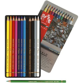 Pablo, 3.8 mm Lead, L. 17 cm, Assortment of Colours, 12ud, Thickness 7 mm