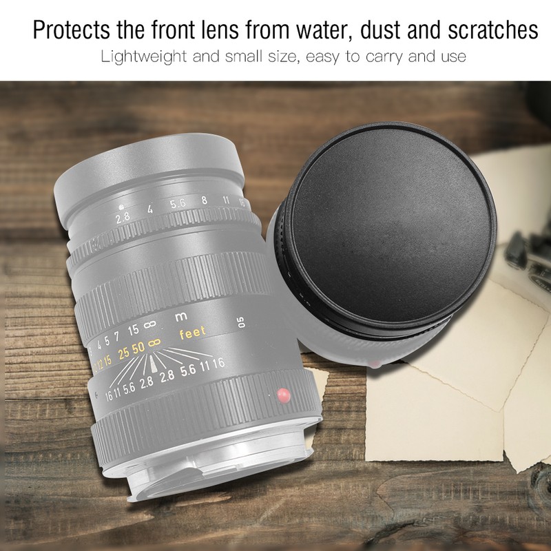 Professional 39mm Lens Metal Front Cap for Leica Cameras Photography