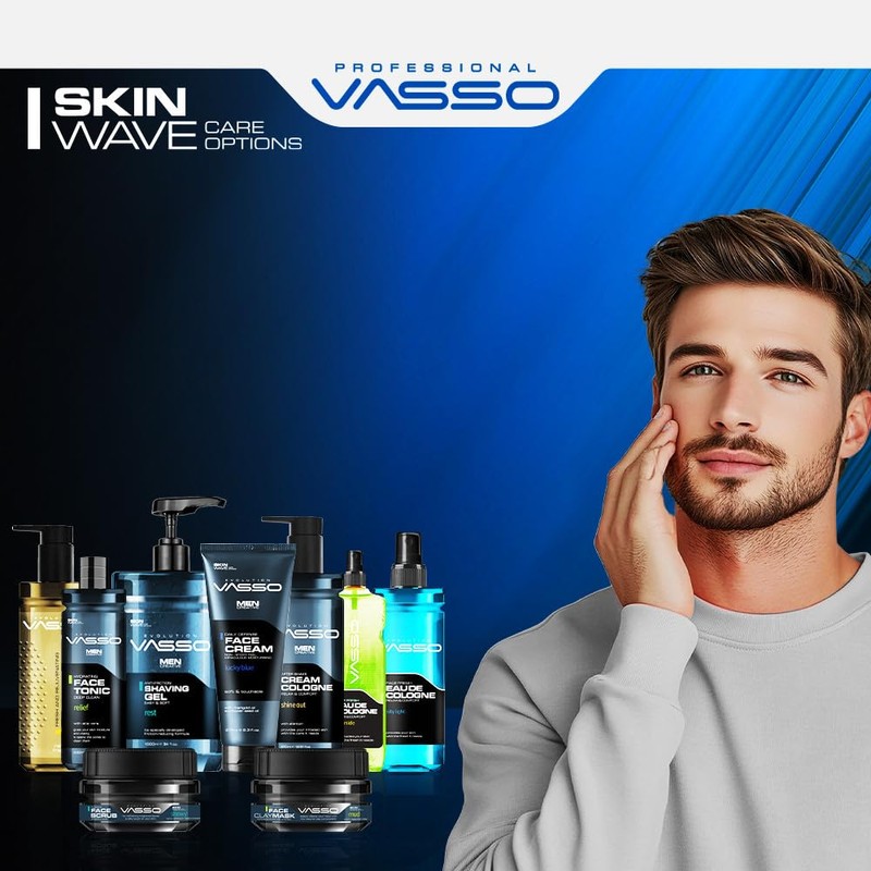 Vasso Showy Cleansing Facial Scrub Sparkly Skin with Apricot Kernel