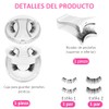 Pestañas Magnéticas Reutilizables 2 Pares, Kit con Aplicador, Sin Pegamento,