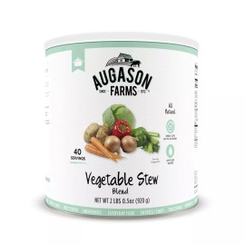 Augason Farms Vegetable Stew Blend 2 lbs 0.5 oz No. 10 Can