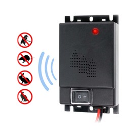 Etrogo Marten Deterrent Car Ultrasonic DC12 V 24 V Mouse / Rat Away for Home / Car / Garage Pack of 1