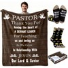 Cutecrop 2 Pcs Pastor Appreciation Gifts for Men Pastor Throw