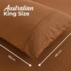 Dreamaker Superfine Washed Microfiber King Pillowcase Super Soft Microfibre All