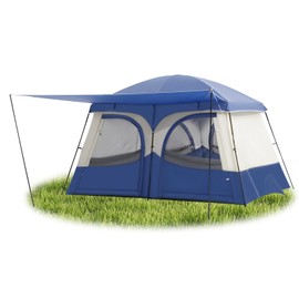 Vidalido Tents，3-4 Person Camping Tent with Extended Vestibule，Weather Resistant Family Tents with Breathable Mesh Windows，Easy Install Waterproof Outdoor Tent for Backpacking and Camping Hiking