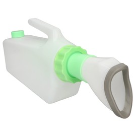 32oz/1Liter Portable Leakproof Women Urinal Without Lid Plastic Pee Urine Bottle Container Bed Pan for Elderly, Disabler,Travelers, Kids