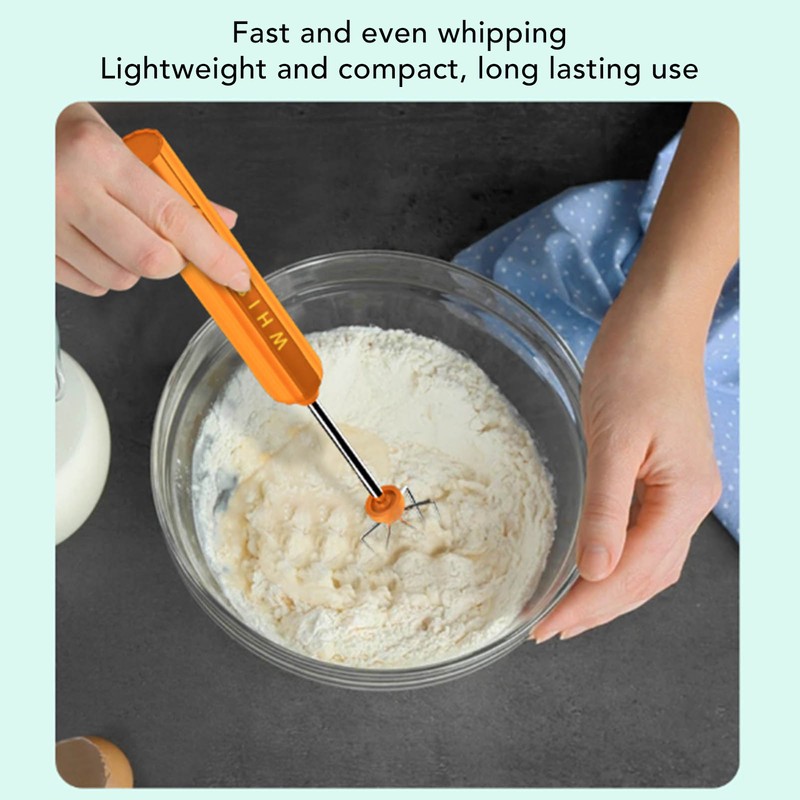 USB Household Stainless Steel Electric Mixer Handheld Small Mixer Wireless