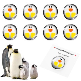 8pcs A Little Pocket Penguin Hug Mini Cute Animal Decoration Pocket Hug Penguin Stress Relief Gifts Special Encourage Birthday Party Penguin Decor Stress Relief Toy for Valentine Day Wedding Christmas