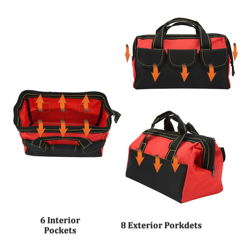 16in Tool Storage Bag Wide Mouth Heavy Duty Water Proof