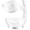 Coffee Spoon Holder Elegant Swan Shaped Alloy Mirror Polish Rich