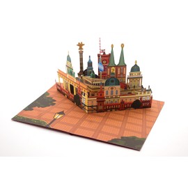 3D Pop Up Berlin Skyline Card for All Occasions, Handmade Card, Souvenir, Birthday Card, Travel Voucher Card