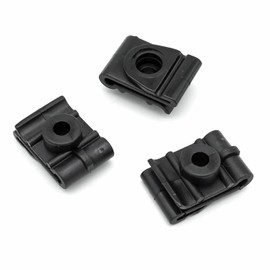 VVO Fasteners- Black Plastic Front Wheel Arch Lining & Mudguard Spire Clips for Mitsubishi FTO, L200, Pajero/Shogun, Colt, (Pack of 10)