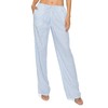 Cali1850 Women's Printed Linen Pants - 30" Inseam Drawstring Elastic