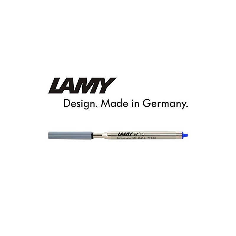 Lamy M16 1200152 Ballpoint Pen Refill, Blue, Metal, 2 x