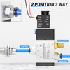 TAILONZ PNEUMATIC 1/8"NPT Solenoid Valve 3V110-06 DC12V Single Coil Pilot-Operated
