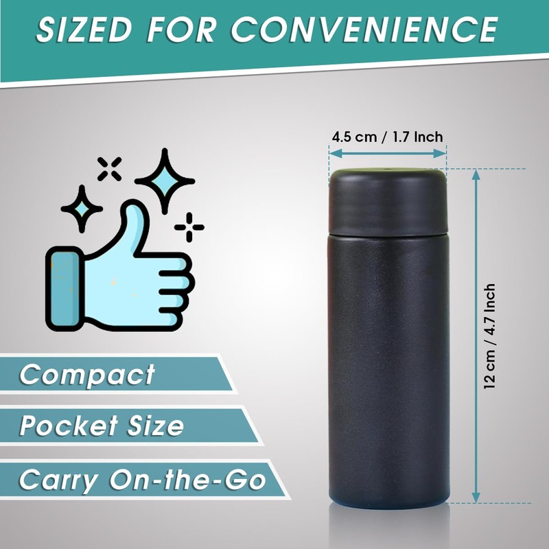 LIVEMUG Pocket Spittoon for Chewing Tobacco 4 Oz | Stainless
