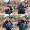 Chardime Fishing Sling Pack with multiple pockets, waterproof fishing Backpack