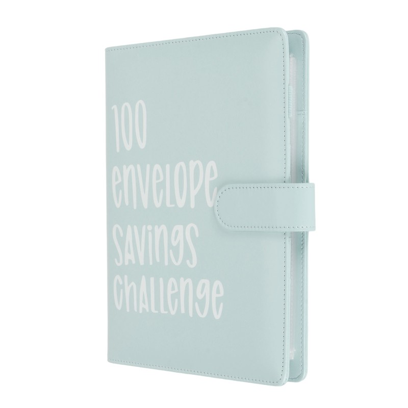 100 Envelopes Challenge Binder Waterproof A5 Money Saving Budget Binder
