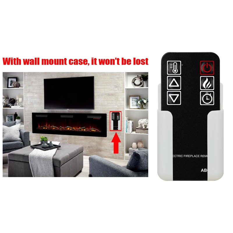 XINJISHIMIN Replacement Remote Control for Della SF103-23G 050-HA-50099 Electric Fireplace