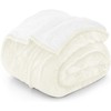 Utopia Bedding Sherpa Blanket Twin Size [Ivory, 90x66 Inches] -