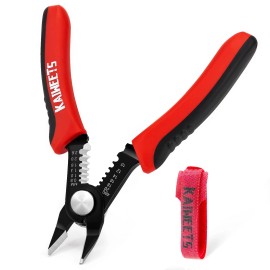 KAIWEETS Wire Cutters 6-Inch Flush Pliers with Supplementary Kws-102