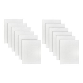 TOALLA (Pack of 12 White Bath Mat Towels 20 x 30 Inches, Economy Hotel Bath Mats for Bathroom Floor, Hotel Quality & Absorbent Washable Bath Mats for Bathroom Tub