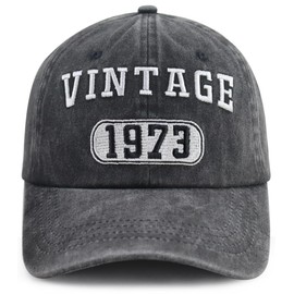 51th Birthday Gifts for Women Men, 51 Years Old Party Decorations Hat, Vintage 1973 Retired Baseball Cap, Funny Fathers Mothers Day Retirement Gifts