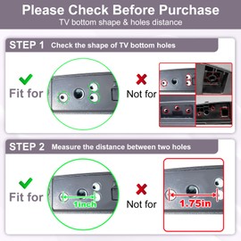 60 65 in TV Stand for LG TV Legs, for UQ UJ UK UM UN Series 60UQ7950 60UQ8000 60UJ6050 60UK6090 60UM6900 60UN7300 65UJ6300 65UK6090 65UM6900 60UJ6200 60UJ6300 TV Legs for LG TV Stand Legs wr Screw