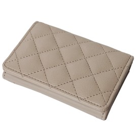 Cross Marbury R88 Business Card Holder, Card Case, Adult, Cute, Quilting, Magnetic Button, Business, Stylish, Compact, beige