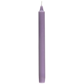 Zest Candle 12-Piece Taper Candles, 10-Inch, Lavender Straight