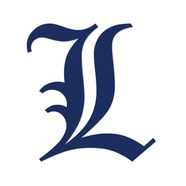Applicable Pun Old English Letter L - Vinyl Decal for Outdoor Use on Cars, ATV, Boats, Windows and More - Dark Blue (Navy) 5 Inches Tall
