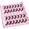 14 Pairs 6D False Eyelashes Fluffy Faux Mink D Curl
