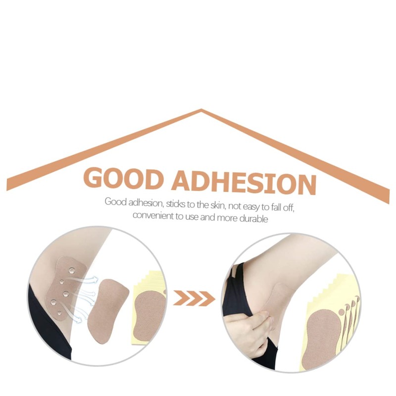Beavorty 3sets Sweat Pad Undershirt Armpit Shield Stickers Breathable Comfortable
