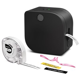 Phomemo P12 Label Maker, Bluetooth Label Maker Machine with Tape, Bluetooth Thermal Label Printer handheld, Label Machine for Home and Office/Outdoor Use