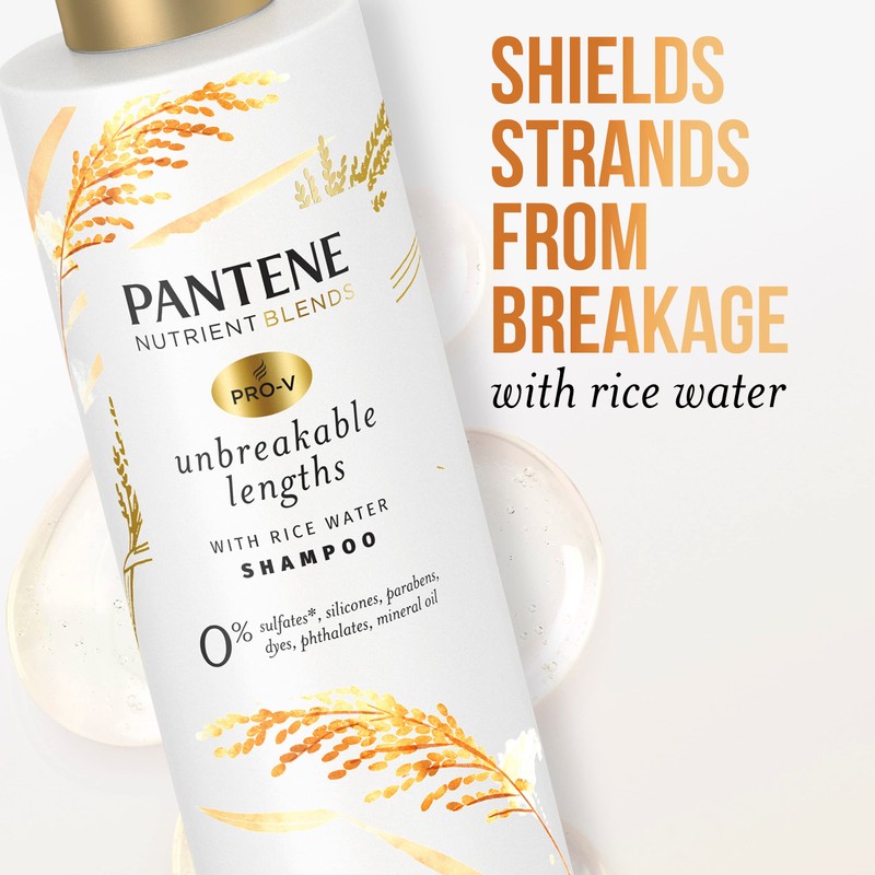 Pantene Sulfate Free Shampoo, Anti Breakage for Medium or Long
