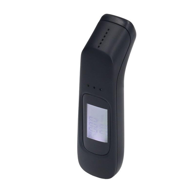 Breathalyzer Black Portable Mini Dustproof High Accuracy Rechargeable Blowing Special