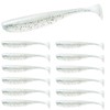 100 Pcs Fishing Soft Bait Swimbaits Lures Soft Plastic Fishing