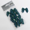 Italian Options Tartan Ribbon Bows 12-Piece Pack, 4 cm Bow