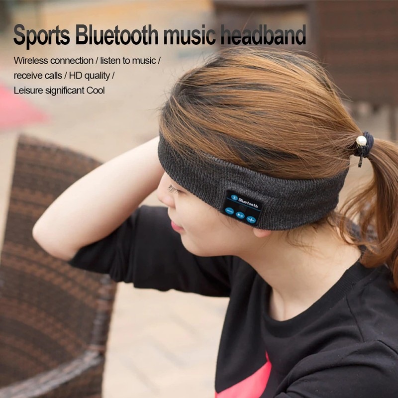 Banda con AUDIFONOS Bluetooth, Antiestrés, para EJERCITARSE, para Aprender Idiomas,