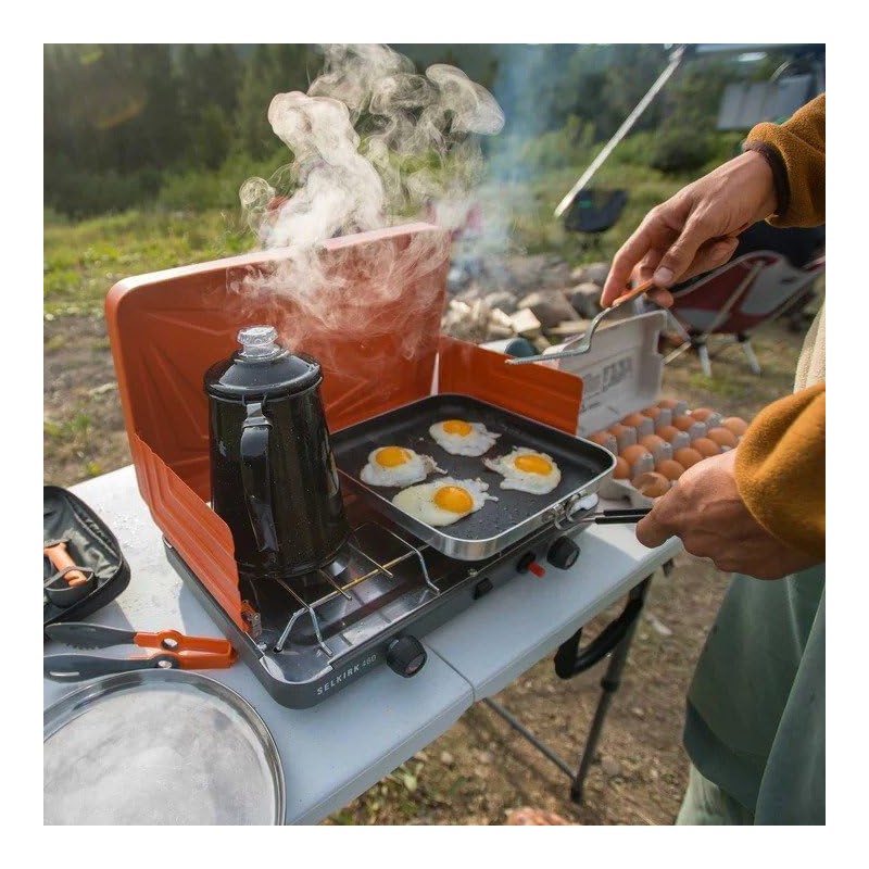 GSI Outdoors Percolator Coffee Pot | Enamelware Campfire Coffee Boiler