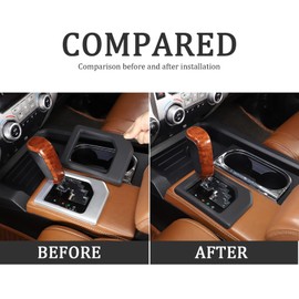 TOYCIDFG Gear Shift Panel Covers Decoration Trim Accessories for Toyota Tundra 2014-2021, 1 Pc (Matte Black)