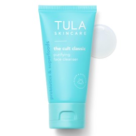 TULA TULA Skin Care The Cult Classic Purifying Face Cleanser (Travel-Size) | Gentle and Effective Face Wash, Makeup Remover, Nourishing and Hydrating | 1.67 oz.