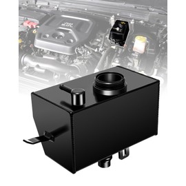 Aluminium Alloy 68364312AC Coolant Reservoir Tank, Front Engine Coolant Expansion Tank Compatible with Jeep Wrangler JL JLU 2018-Present, Gladiator JT 2.0&3.6L 2020-Present Coolant Expansion Bottle
