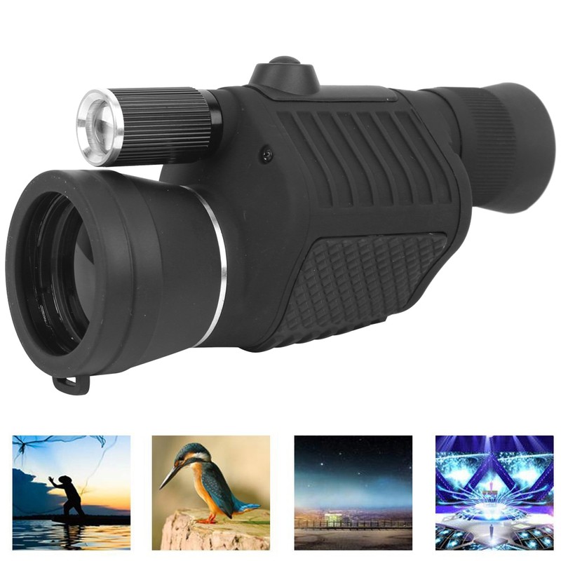 8x40 Waterproof Outdoor Handheld Monocular Telescope HD Night Vision Spyglass