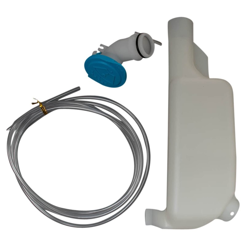 TRQ Windshield Washer Reservoir Assembly Pump Cap Hose Compatible with