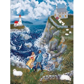 New York Puzzle Company - Loré Pemberton Wind Ridge Cottage - 1000 Piece Jigsaw Puzzle for Adults by Loré Pemberton