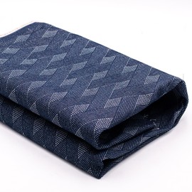 10 oz Deep Blue Denim Fabric – 178cm (70") Width Non-Stretch Jacquard Twill for Jeans, Jackets & DIY Sewing (3 Yard pre Cut)